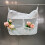 Shower Shower Accessory Holder Fabric Storage With Fasteners 5