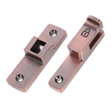 Heavy Duty Door Latch Barn Door Lock Rose Gold Zinc Alloy Flip Latch Secure Easy Install 90