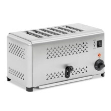 Torradeira profissional 2 500 watts 6 fatias aço inoxidável 430 prata metalizada 14_0009121