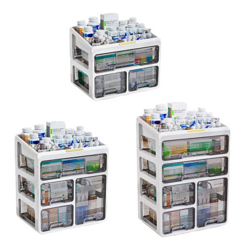 Support de rangement cosmétique efficace pour des-Deux couches 1