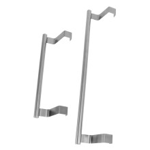 2Pcs Over the Door Towel Rack Rustproof Stainless Steel Holder SpaceSaving NoDrill for Bathroom and Kitchen