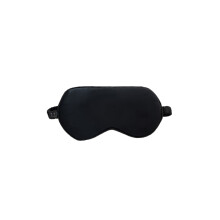 Schlafmaske aus 100 % Seide Black