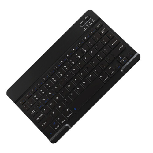 Wireless Bluetooth Keyboard - 10-inch Rechargeable Black 2