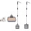 Adjustment 3 Section Stainless Steel Cats Litter-Square spade 3