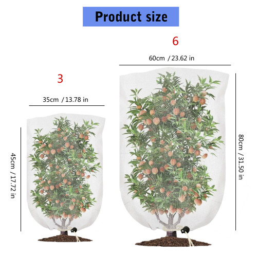 10lots Herbruikbare Tuinnetten Zware Soort-35x45 2