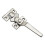 304 Stainless Steel Door Handle Latch Secure Sealing Closure Rustproof Compact Design 1Pcs Small Size 3