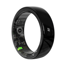 R12 SIZE 7 Smart Ring, Support Heart Rate / Blood Oxygen / Sleep Monitoring / Female Health(Black)