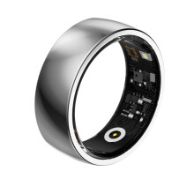 R09M Smart Ring maat 20 ondersteunt gezondheidsmonitoring/gezinszorg (zilver)