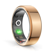 La bague connectée R02 11 prend en charge la surveillance de la fréquence cardiaque/de l'oxygène sanguin/du sommeil et plusieurs modes