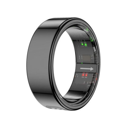 R11 SIZE 9 Smart Ring, Support Heart Rate / Blood Oxygen / Sleep / Multiple Sports Modes(Black) 1