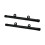 2pcs Black Poster Hanger Frame Scroll Hanging Rail for Artwork – Modern Minimalist Design, Easy Install 1