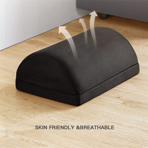 Foot Rest Under the Work Desk, Double-Layer Adjustable Footstool, Suitable for Office 2