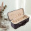 Modern PU Jewelry Storage Box Soft Fabric Lining For-15 6