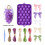 Grape Shaped Silicone Molds Handmade Soap Making Tool Set For 2