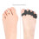 Five-Hole Toe Separator, Black (Set of 8 SEBS Toe Separators)   0 5