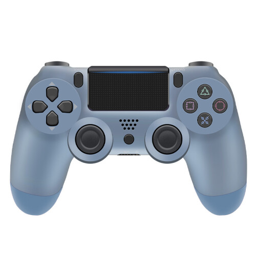 （Titanium Blue）Hand Ps4 Shanks Six Axis Dual Vibration Bluetooth Levers Wireless Operating
