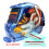 Professional Auto Darkening Welding Helmet with Grinding Function, Solar Powered Design 2