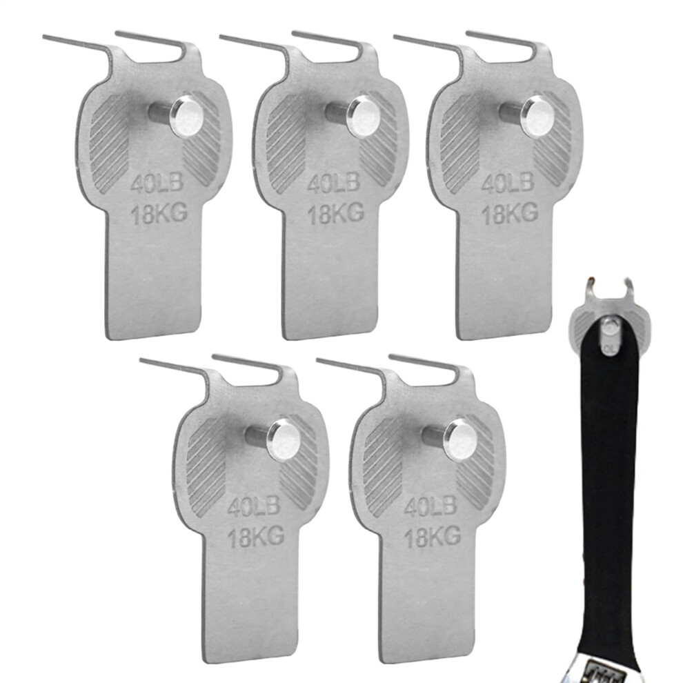 No Damage Picture Hooks For Drywall, Heavy Duty Metal Wall Hangers, Tool Reusable Design, 5 Pack 9351714672702