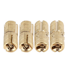 4Pcs Copper Barrel Hinges 8mm Durable Concealed Design 180 Full Opening for DIY Furniture Projects