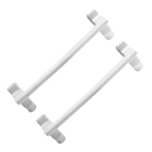 2Pcs Wall Mounted Towel Rack Set, Space Saving Kitchen and Bathroom Towel Holder for Cabinet Door
