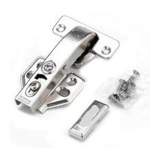 90 Degree Hydraulic Cabinet Hinge Nickel Plated Soft Close for Corner Cabinet Door Durable 30000 Cycles