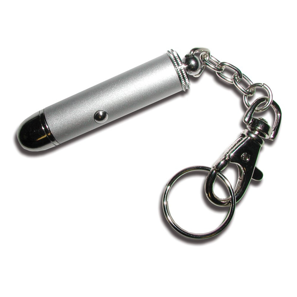 Uv Keychain 395Nm Mini Uv Flash For Quick Authentication, Case Of 24 Black/Light/Silver 9073542195009