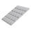 Soft Cushions for Pet Cooling Bed Suitable for-Square grey 1