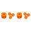 4x Suitable for XC-2000E Orange Juice Machine Concave and Convex  Squeeze  Fully Automatic Juicer Parts 1