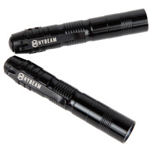 LED Penlight Pack of 2, Compact Waterproof Mini Flashlight with LongLife YAG LED and AAA Battery