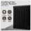 Dellonda Baridi Horizontal Traditional 2 Column Radiator 9