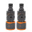 Garden Hose Pipe Tube Quick Release Valved Connector with-2 1