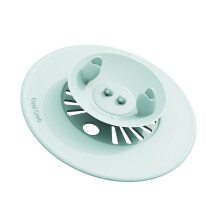 Food Grade Silicone Cup Lids Silicone Cup Covers-Azure blue