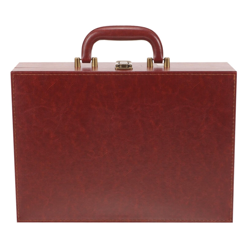 Pu Key Organizer Box With Durable Pu Leather, Spacious Interior And Easy Access For Home Office Travel 9073542195085