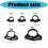 5Pieces Garden Hose Clamps Secure Locking Drip-20 snap buckles 2
