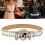 Gothicisme glitters verstelbare tailleband blings strass-Kameel 3