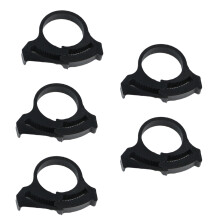 5Pieces Garden Hose Clamps Secure Locking Drip-20 snap buckles