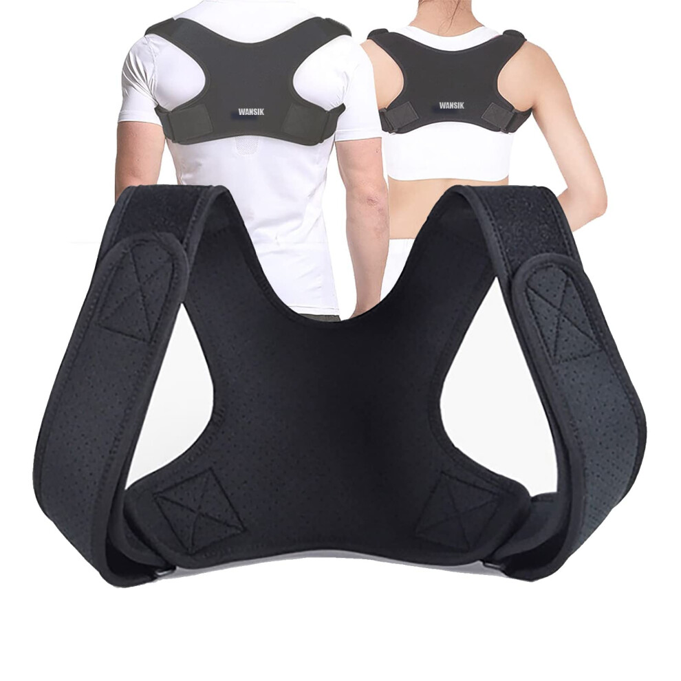Adjustable Posture Corrector for Men and Women, Comfortable Back Brace for Pain Relief and Better Alignment