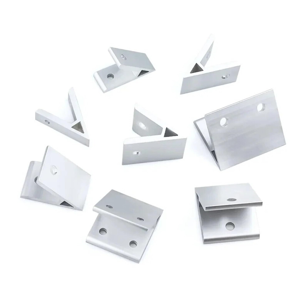 4Pcs 45 Degree Aluminum Corner Bracket 6060Â4Holes For T Slot Extrusion Cnc Frame, Rigid CorrosionâResistant Connector 9330225532651