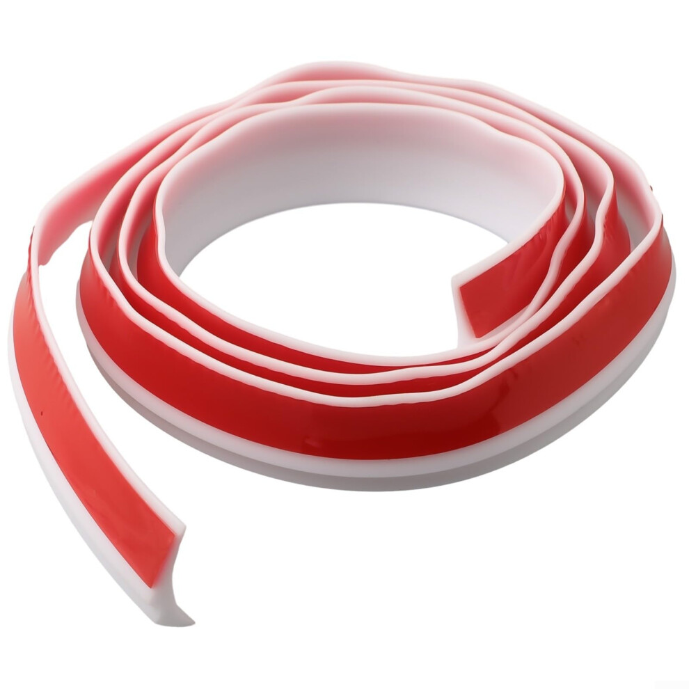 Shower Water Barrier Silicone Water Stopper With Flexible Bendable Retaining Design For Kitchen And Shower (White 150Cm) 9073542195207