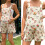 Comfortable Printed Maternity Suspenders Short Pants-Heart L 6