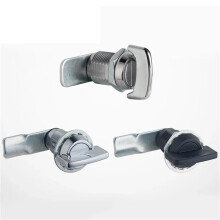 Keyless Cabinet Cam Lock MMS477 1Pcs Durable Zinc Alloy Silver Handle Lock for Control Panels