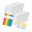 36 Pieces Sturdy Plastic Sheet Holders Protect Important 1
