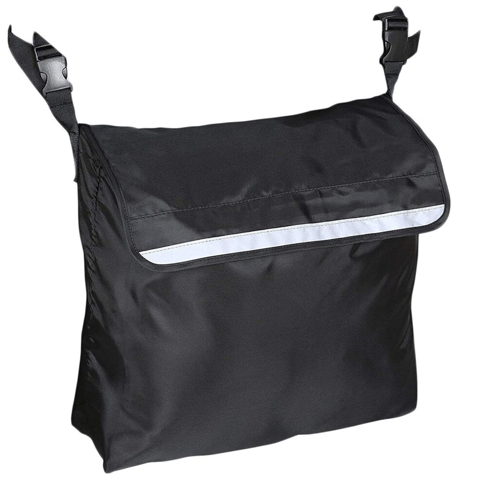 Waterproof Expandable Wheelchair Backpack with Reflective Safety Stripe and Durable Oxford Fabric for Travel