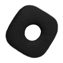 Oreiller ergonomique en Fiber de Polyester évacuant-Noir