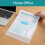 36 Clear PP Sleeves For A 4 Papers Sturdy In Classroom Or 7