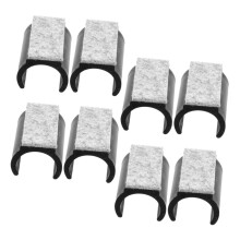 8pcs UShaped Chair Leg Floor Protectors with Durable Felt Pads for Floor Scratch Protection and Noise Reduction