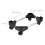 CPU Tower Stand with Lockable Wheels, Adjustable PC Holder for Floor Use and Improved Air Circulation 2