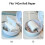 Water Resistant Bathroom Tissue Container Easy To Install 6