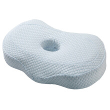 Comfortable Memory Foam Pillow Single Hole Cushion or-t blue