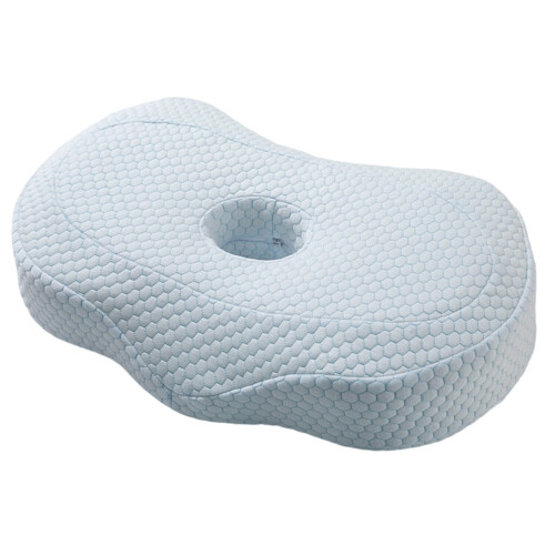 Comfortable Memory Foam Pillow Single Hole Cushion or-t blue